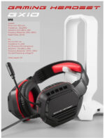 ⁦سماعة جيمنج سماعات رأس سلكية للألعاب ذات قيمة عالية GX10 تناسب سطح المكتب والكمبيوتر المحمول والوحدة الطرفية للألعاب, الأكثر⁩ - الصورة ⁦2⁩