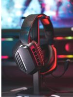 ⁦سماعة جيمنج سماعات رأس سلكية للألعاب ذات قيمة عالية GX10 تناسب سطح المكتب والكمبيوتر المحمول والوحدة الطرفية للألعاب, الأكثر⁩ - الصورة ⁦3⁩