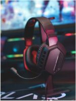 ⁦سماعة جيمنج سماعات رأس سلكية للألعاب ذات قيمة عالية GX10 تناسب سطح المكتب والكمبيوتر المحمول والوحدة الطرفية للألعاب, الأكثر⁩ - الصورة ⁦9⁩