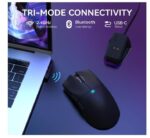 ⁦ماوس جيمنج FREEWOLF فأرة ألعاب لاسلكية FREEWOLF Attack Shark X11 خفيفة جدًا بوزن 59 جرام، بقاعدة شحن مغناطيسية مع إضاءة RGB،⁩ - الصورة ⁦2⁩