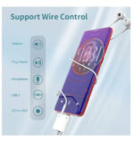 ⁦وصلة محول من USB-C إلى 3.5ملم سماعة الرأس سلك الصوت، كابل شحن سريع متوافق مع سامسونج جالاكسي، متوافق مع آيفون 15 برو ماكس بلس⁩ - الصورة ⁦2⁩