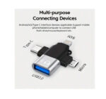 وصلة محول Otg 3 في 1 من النوع C و Micro Usb و Lightning 3.0 Otg محول بيانات Usb 3.0 لا يتطلب تنزيل تطبيق للأجهزة اللوحية ومحر