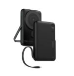 باور بانك بورودو 10000 مللي أمبير في الساعة مدمج بنوع C وحامل - أسود