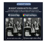 ⁦كاميرا رياضية كاميرا مسجّل فيديو للسيارات والدراجات ، كاميرا رياضية WIFI مُثبّتة ضد الصدمات ومُقاومة للماء بدقة HD⁩ - الصورة ⁦10⁩