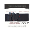 ⁦حامل السلاح للبطن غمد حافظ للسلاح قطعة واحدة - حامل مخفي مناسب للرجال والنساء مناسب للمسدسات⁩ - الصورة ⁦9⁩