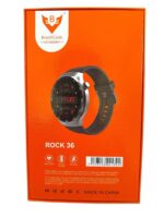 ⁦ساعة ذكية زجاج منحني ساعة ROCK 36 الذكية مع ثلاث اساور مختلفة تدعم تطبيقات الصحة والاشعارات والرياضة⁩ - الصورة ⁦5⁩