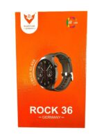 ⁦ساعة ذكية زجاج منحني ساعة ROCK 36 الذكية مع ثلاث اساور مختلفة تدعم تطبيقات الصحة والاشعارات والرياضة⁩ - الصورة ⁦6⁩