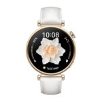 ساعة ذكية نسائية ب شاشة HW06 LED منحنية مع 3 حزام مقاس 36 مم، شحن لاسلكي (تطبيقات الصحة والرياضة والاشعارات )