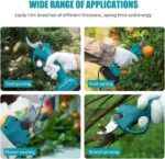 ⁦مقص محمول بالبطارية قوي جدا بقوة 100 نيوتن متر مع بطاريتان مناسب لقص وتقطيع الكثير من المواد مثل الخشب وغيرها⁩ - الصورة ⁦9⁩