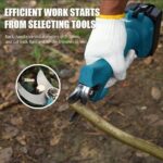 ⁦مقص محمول بالبطارية قوي جدا بقوة 100 نيوتن متر مع بطاريتان مناسب لقص وتقطيع الكثير من المواد مثل الخشب وغيرها⁩ - الصورة ⁦11⁩