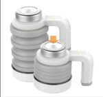 ⁦غلاية محمولة للسفر للسيارة تعمل بولاعة السيارة غلاية كهربائية قابلة للطي للسيارة من جرين ليون - أبيض⁩ - الصورة ⁦4⁩