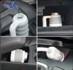 ⁦غلاية محمولة للسفر للسيارة تعمل بولاعة السيارة غلاية كهربائية قابلة للطي للسيارة من جرين ليون - أبيض⁩ - الصورة ⁦6⁩