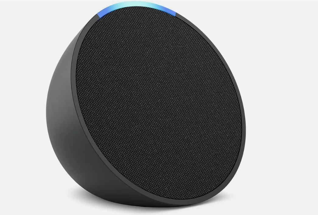 10965-products-68034e2002bc7.jpeg اليكسا جهاز تحكم ذكي من امزون إيكو بوب (أحدث طراز)، أصغر مكبر صوت أليكسا لدينا، الاصدار الجديد - الصورة 1