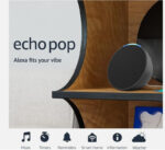 ⁦اليكسا جهاز تحكم ذكي من امزون إيكو بوب (أحدث طراز)، أصغر مكبر صوت أليكسا لدينا، الاصدار الجديد⁩ - الصورة ⁦5⁩