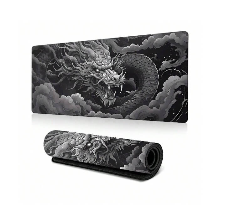 10979-products-680c79432c8bc.jpeg ماوس باد قياس 30*80 سم حصيرة ماوس تنين ملهمة للألعاب 🐉🔥 – مساحة عمل موسعة بدقة 4D لمحترفي الجيمينغ والتصميم - الصورة 1