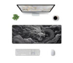 ⁦ماوس باد قياس 30*80 سم حصيرة ماوس تنين ملهمة للألعاب 🐉🔥 – مساحة عمل موسعة بدقة 4D لمحترفي الجيمينغ والتصميم⁩ - الصورة ⁦4⁩