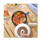 ⁦طباخة كهربائية طنجرة كهربائية ذكية متعددة الاستخدامات 🔥 – طبخ سريع لـ 3 أشخاص بسطح غير لاصق وحماية من الالتصاق وضد الحرارة⁩ - الصورة ⁦4⁩