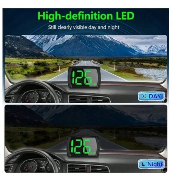 عداد السرعة للسيارات عداد سرعة رقمي بعرض أمامي (HUD) – قراءات دقيقة وسهولة تركيب لقيادة آمنة! 🚗💨
