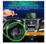 ⁦عداد السرعة للسيارات عداد سرعة رقمي بعرض أمامي (HUD) – قراءات دقيقة وسهولة تركيب لقيادة آمنة! 🚗💨⁩ - الصورة ⁦2⁩