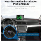 ⁦عداد السرعة للسيارات عداد سرعة رقمي بعرض أمامي (HUD) – قراءات دقيقة وسهولة تركيب لقيادة آمنة! 🚗💨⁩ - الصورة ⁦3⁩