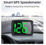 ⁦عداد السرعة للسيارات عداد سرعة رقمي بعرض أمامي (HUD) – قراءات دقيقة وسهولة تركيب لقيادة آمنة! 🚗💨⁩ - الصورة ⁦6⁩