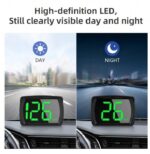 ⁦عداد السرعة للسيارات عداد سرعة رقمي بعرض أمامي (HUD) – قراءات دقيقة وسهولة تركيب لقيادة آمنة! 🚗💨⁩ - الصورة ⁦7⁩