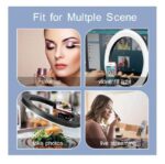 ⁦رنج لايت حلقة إضاءة LED 26 سم مع حامل ثلاثي القوائم 💡 – إضاءة احترافية لتصوير الفيديو، السيلفي، والبث المباشر!⁩ - الصورة ⁦3⁩