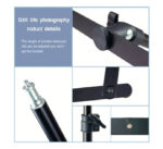 ⁦رنج لايت حلقة إضاءة LED 26 سم مع حامل ثلاثي القوائم 💡 – إضاءة احترافية لتصوير الفيديو، السيلفي، والبث المباشر!⁩ - الصورة ⁦5⁩