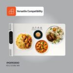 ⁦حافظ على وجباتك دافئة بأناقة – سجادة تسخين الطعام من Porodo Lifestyle سجادة طعام دافئة من بورودو لايف ستايل - بيضاء⁩ - الصورة ⁦6⁩