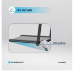 ⁦جهاز المشي القابل للطي باورولوجي إنكلاين مع وضعي المشي والجري، سعة تحميل تصل إلى 120 كجم، قابس بريطاني ثلاثي الأطراف، 5 مستوي⁩ - الصورة ⁦3⁩