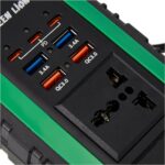 ⁦محول كهرباء للسيارات محول الطاقة سبارك 300 من جرين ليون - أسود⁩ - الصورة ⁦3⁩