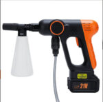 مسدس غسيل السيارات قوي جدا غسالة سيارات بورودو لايف ستايل 6 في 1 - أسود/برتقالي