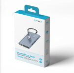 ⁦وصلة موزع USB-C 10 في 1 محترف - تحويل HDTV إلى VGA مع شحن سريع 100 وات وتوصيلات متعددة للعمل المتنقل⁩ - الصورة ⁦4⁩