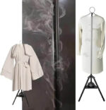 ⁦علاقة ملابس بخارية ذكية من بورودو لايف ستايل - مزيلة التجاعيد ومعطرة بارتفاع 186 سم مع قاعدة ثلاثية القوائم وتصميم مدمج للبخو⁩ - الصورة ⁦4⁩