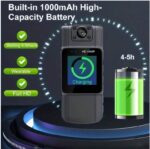 ⁦كليب كام برو: كاميرا رياضية كامل بدقة 1080P مع بطارية تدوم 5 ساعات ورؤية ليلية – تتضمن بطاقة 32GB مدمجة! 🎥✨⁩ - الصورة ⁦3⁩