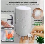 ⁦مبشرة صابون حامل صابون جدارى عملى بدون ثقوب - صندوق تخزين مقاوم للماء للحمام والمطبخ والسفر 🚿✨⁩ - الصورة ⁦2⁩