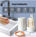 ⁦مبشرة صابون حامل صابون جدارى عملى بدون ثقوب - صندوق تخزين مقاوم للماء للحمام والمطبخ والسفر 🚿✨⁩ - الصورة ⁦3⁩