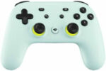 ⁦جهاز تحكم يد تحكم Google Stadia اللاسلكية – تجربة لعب احترافية بتقنية البلوتوث، لون الوسابي المميز⁩ - الصورة ⁦7⁩