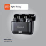 ⁦ميكروفون لافاليير ميكروفون بورودو المزدوج مع علبة شحن ذكية ⚡ 4 ساعات عمل وساعة شحن فائقة السرعة⁩ - الصورة ⁦8⁩