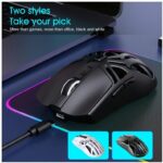 ⁦ماوس جيمنج ماوس بصري متعدد ب- 3 أوضاع سلكي/لاسلكي مع مؤشر مستوى البطارية قابل للشحن⁩ - الصورة ⁦2⁩