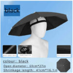 ⁦قبعة مظلة قابلة للطي مع حماية من الأشعة فوق البنفسجية – عملية، محمولة، ومثالية للأنشطة الخارجية⁩ - الصورة ⁦2⁩