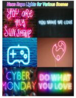 ⁦شريط اضاءة نيون بطول 5 متر برموت يتفاعل مع الاصوات ويحتوي على مودات  44 LED، سهل الاستخدام، مناسب للغرف⁩ - الصورة ⁦4⁩