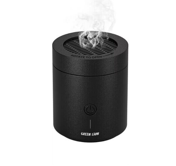 مبخرة الفحم من جرين ليون بطارية 2000 مللي أمبير، تسخين 300–400 درجة مئوية، خامات PA66 ونايلون عالية الجودة