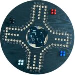 لعبة جاكارو خشبية لوح لعبة جاكارو - جكارو لاربع أشخاص - اسود - بقياس 30 سم