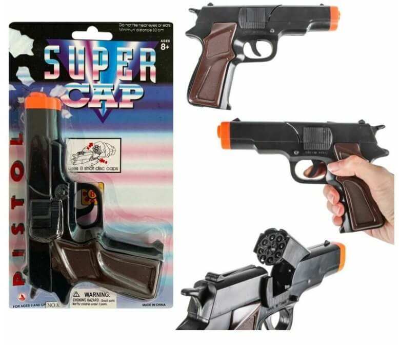 11040-products-684d2a307715a.jpeg مسدس الطيبين مسدس فتاك يأتي مع 9 طلقات نارية (يتوفر طلقات فتاك اضافية في المتجر ) - الصورة 1