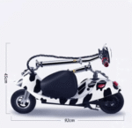 ⁦سكوتر كهربائي للاطفال مع مقعد مريح وسلة أمامية بقوة 24 فولت يتحمل وزن 100 كيلو⁩ - الصورة ⁦5⁩