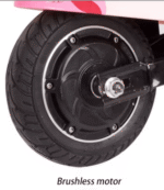 ⁦سكوتر كهربائي للاطفال مع مقعد مريح وسلة أمامية بقوة 24 فولت يتحمل وزن 100 كيلو⁩ - الصورة ⁦8⁩