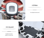 ⁦سكوتر كهربائي للاطفال مع مقعد مريح وسلة أمامية بقوة 24 فولت يتحمل وزن 100 كيلو⁩ - الصورة ⁦11⁩