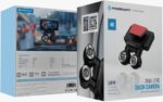 ⁦داش كام كاميرا للسيارات كاميرا Powerology Dash CAM108 مزدوجة العدسات – تصوير أمامي 4K وداخلي FHD⁩ - الصورة ⁦8⁩