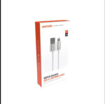 ⁦كيبل شحن كابل بورودو منسوج 2.4 أمبير USB A إلى Lightning بطول 1.2 متر - أبيض⁩ - الصورة ⁦2⁩